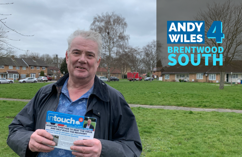 Andy Wiles - launching his campaign