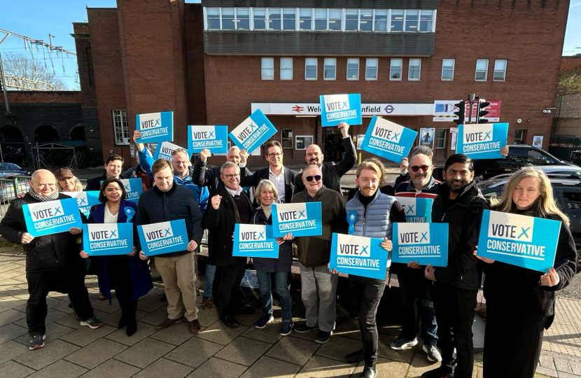 Conservative Team in Shenfield with National Party Chairman Richard Holden MP