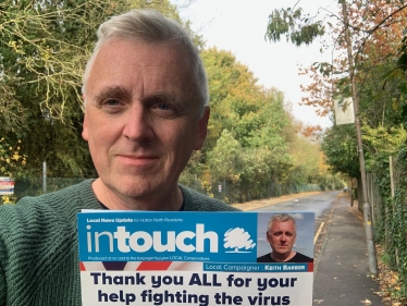Keith delivering the Nov 2020 InTouch